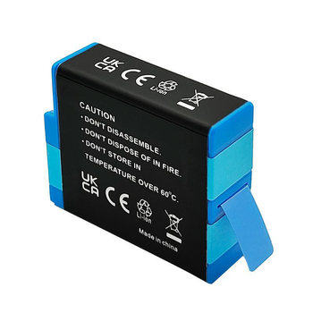 Baterie pentru cameră de acțiune AHDBT-901 10/11/12; compatibilă cu GoPro Hero 12; 3.85V; include cutie de ambalare și baterie; lansare 2024.