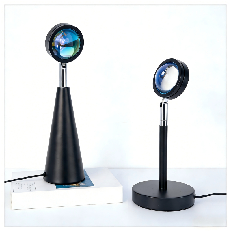 Saulrieta lampiņa - apkārtējā nakts gaisma guļamistabai, DC barošana, stieņa tipa uzstādīšana, bez viedās kontroles