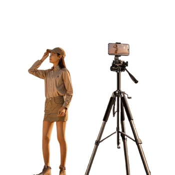 Stativ od nehrđajućeg čelika za DSLR, bezzrcalne kamere i pametne telefone – univerzalna montaža, bez daljinskog upravljača
