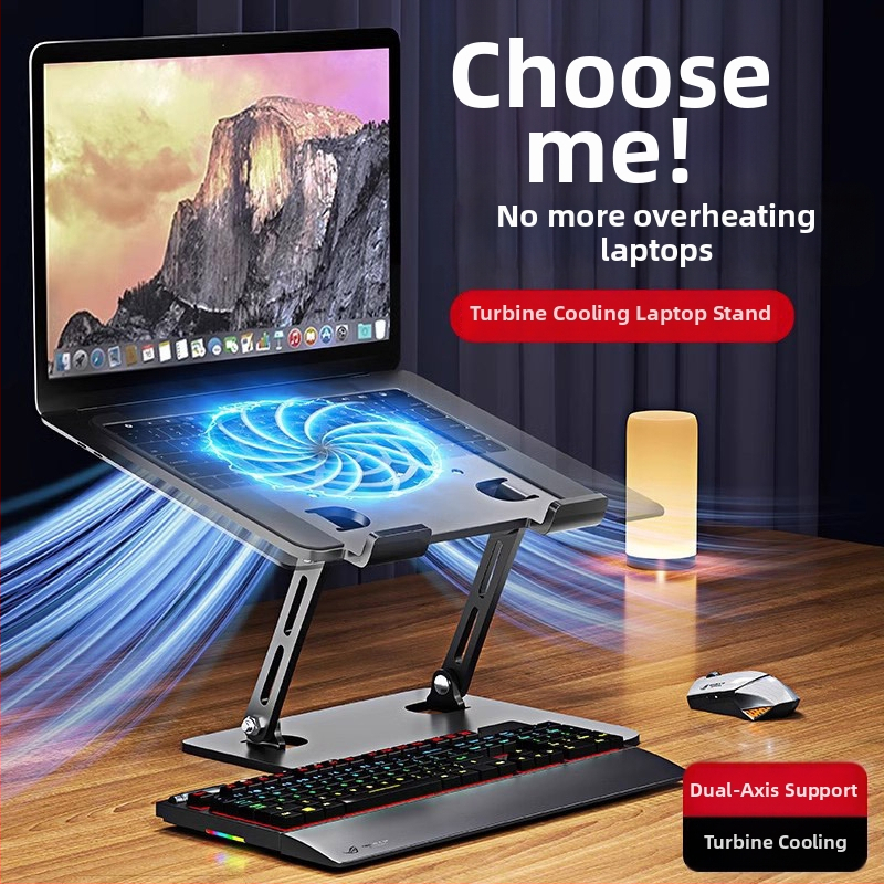 Suport pentru laptop cu bază din oțel carbon, liftabil pentru răcire îmbunătățită - Nulan, Modelul 21, Greutate 1,3 kg