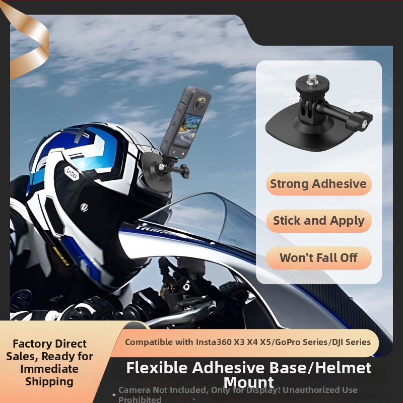 Univerzálny TPU adaptér na prilbu pre DJI Action / GoPro – GP383, 22 g, možnosť tlače loga