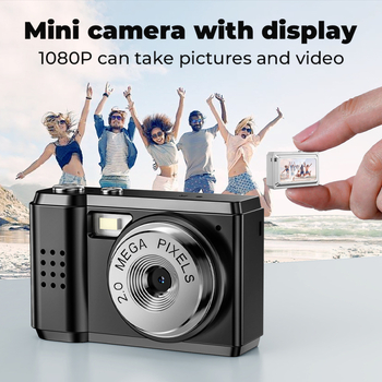 Digitalni fotoaparat s širokokutnim retro dizajnom, model S5, 1,5-inčni LCD, TF kartica, trajanje baterije 60 minuta