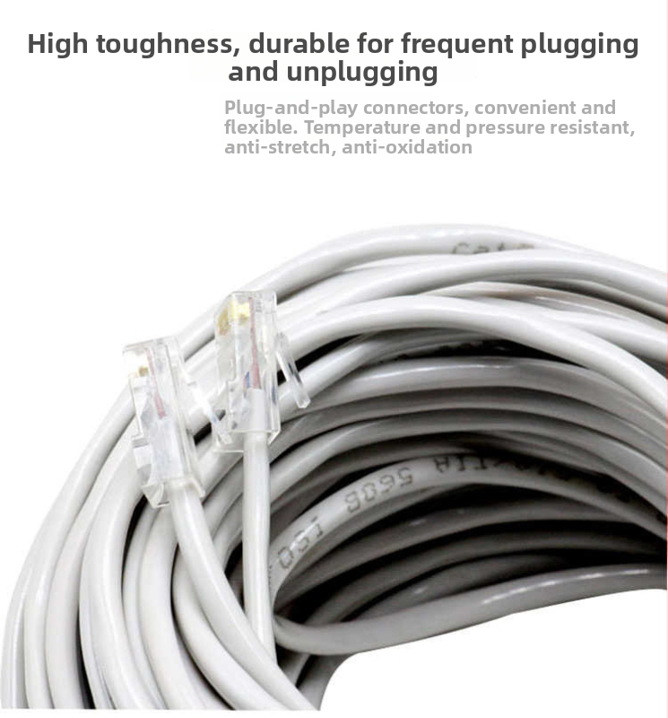 Kábel kategórie 6 Cat6 crystal head, materiál: meďou potiahnuté hliníkové jadro, prenosová rýchlosť: 100 Mbps