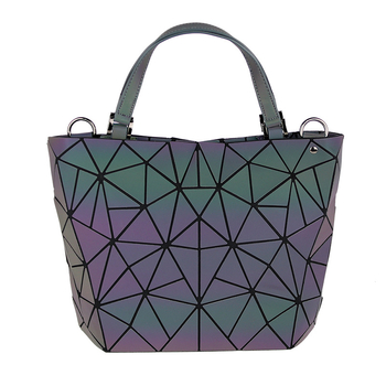 Geometrijska rombična bucket torba – PU koža, ženska crossbody torba, korejski stil, unutarnji džep sa zipom