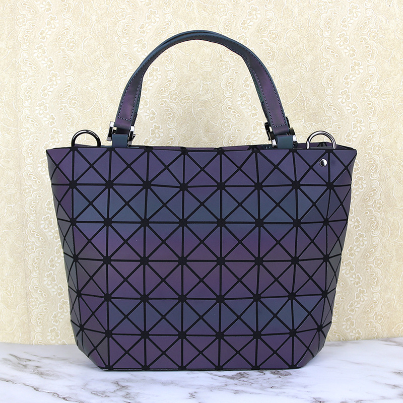 Geometrijska rombična bucket torba – PU koža, ženska crossbody torba, korejski stil, unutarnji džep sa zipom