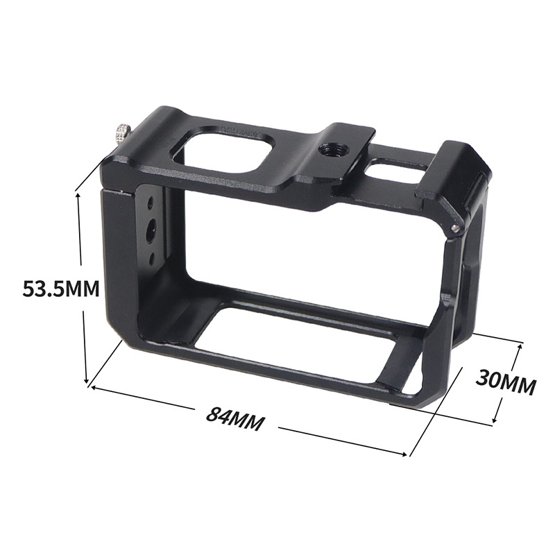 Rabbit Cage Kit za DJI Osmo Action 5 Pro/4/3 — aluminijska legura, kompatibilno s Osmo Action, ispisano logo 'Support'