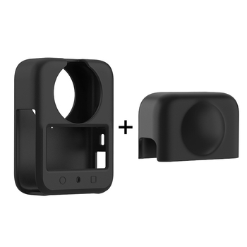 Husă din silicon cu capac pentru obiectiv pentru DJI Osmo 360 – protecție împotriva căderilor, rezistentă la uzură și la zgârieturi
