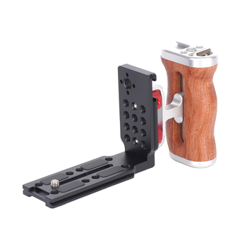 Soliwood Xe5 aliuminio šoninė rankena su L plokšte DSLR, L- formos greito atpalaidavimo plokštė, ARCA suderinama