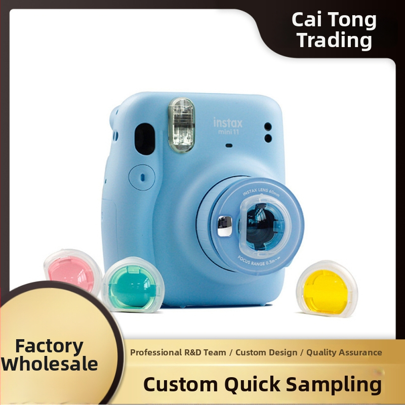 Polaroid Mini 11 piederumi: priekšējais filtrs ar četrām krāsām, noņemams spoguļobjektīvs