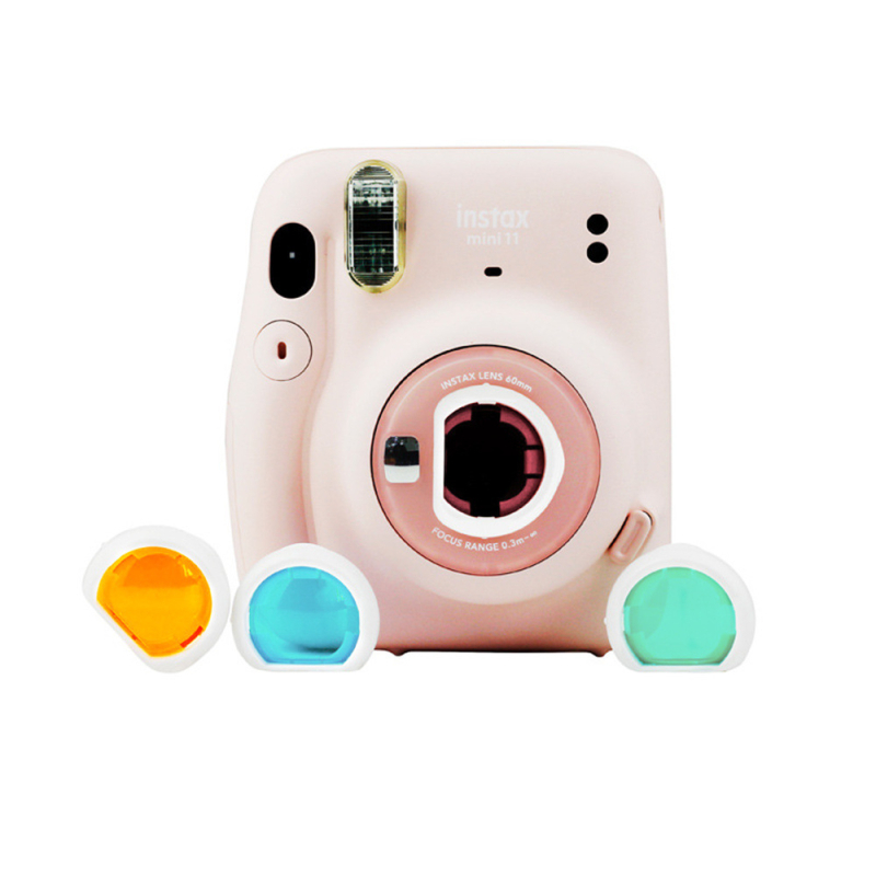Polaroid Mini 11 objektív kiegészítő: négyszínű előszűrő, leválasztható tükrös objektív