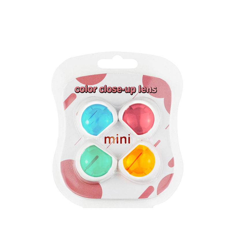 Polaroid Mini 11 objektív kiegészítő: négyszínű előszűrő, leválasztható tükrös objektív