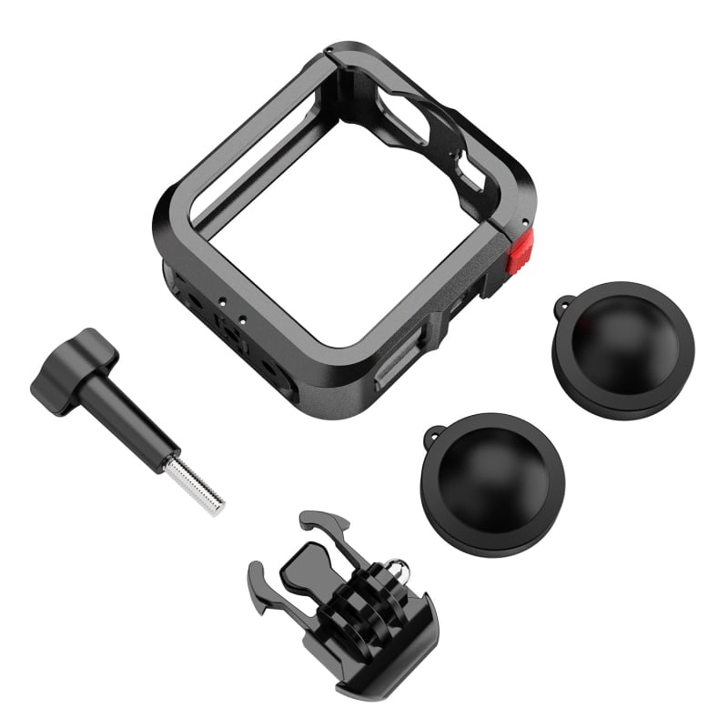 GoPro Max2 alumínium ötvözet keret, fémből készült védőhéj anti esés és anti karcolás, panoráma kamera kiegészítő készlet