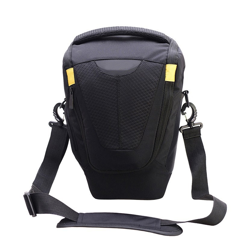 DSLR fotoaparato krepšys – išplėstas trikampio formos krepšys teleobjektyvams 70-200/100-400, nailonas, suderinamas su Nikon, Canon ir Sony