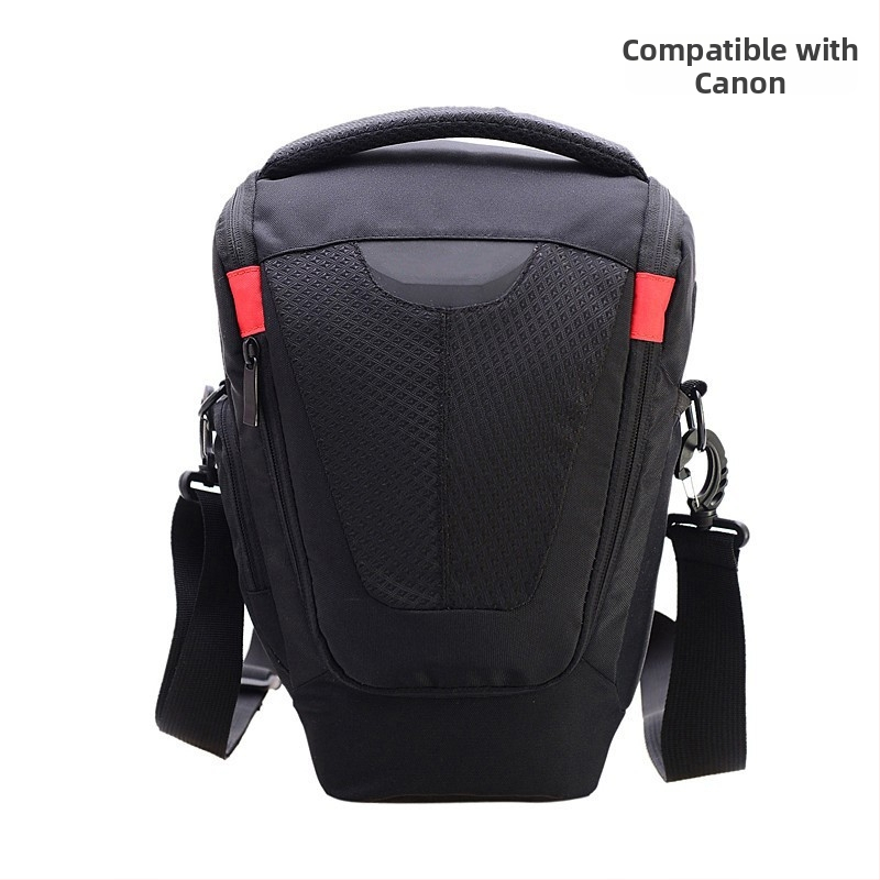DSLR fotoaparato krepšys – išplėstas trikampio formos krepšys teleobjektyvams 70-200/100-400, nailonas, suderinamas su Nikon, Canon ir Sony