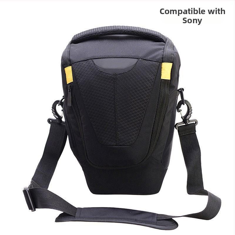 DSLR fotoaparato krepšys – išplėstas trikampio formos krepšys teleobjektyvams 70-200/100-400, nailonas, suderinamas su Nikon, Canon ir Sony