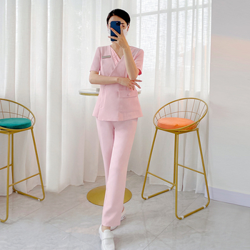 Ženska spa uniforma za kozmetički salon, vlaga-odvodići poliester, 65% poliester