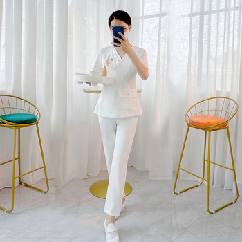 Ženska spa uniforma za kozmetički salon, vlaga-odvodići poliester, 65% poliester