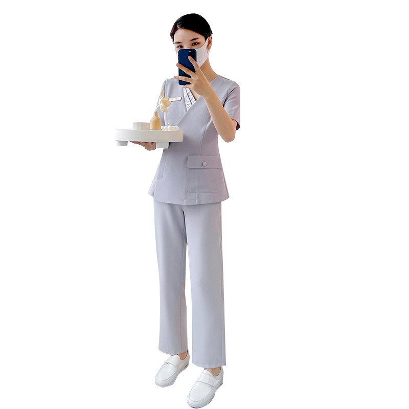 Ženska spa uniforma za kozmetički salon, vlaga-odvodići poliester, 65% poliester