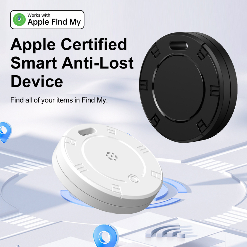 Αντι-χάσιμος ιχνηλάτης κλειδιών, συμβατός με Android και iOS, αδιάβροχο ABS περίβλημα, μπαταρία 225mAh, παγκόσμιος εντοπισμός, βάρος 10 g