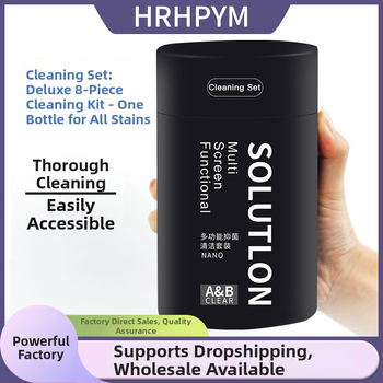 Tīrīšanas komplekts tastatūrai, viedtālrunim un LCD ekrānam — sešu daļu nanoantibakteriālais komplekts DSLR kamerām