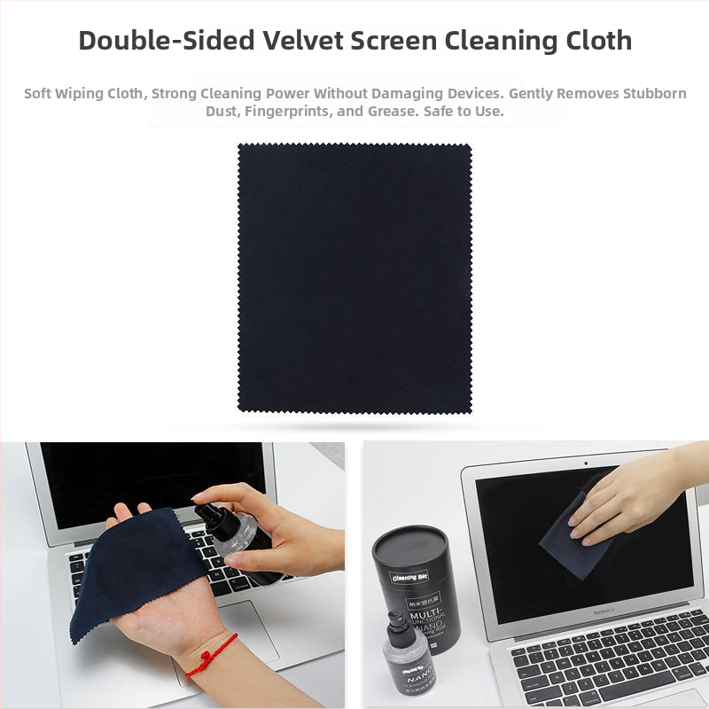 Tīrīšanas komplekts tastatūrai, viedtālrunim un LCD ekrānam — sešu daļu nanoantibakteriālais komplekts DSLR kamerām