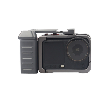 Kit de fotografie de stradă din aluminiu pentru Dji Action6, cu husă protecție și cușcă metalică pentru cameră