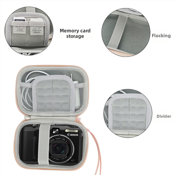 Tvrdom púzdro pre kameru Canon SX740/SX720/G7X2/G7X3 – vodotesný a proti pádu, EVA kompozitná konštrukcia