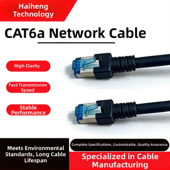 CAT6 Ethernet kabelis - Gigabitinis 1000 Mbps, skirtas nešiojamam/ maršrutizatoriui/ PC, namų/ biuro tinklo kabeliavimui, darbinė temperatūra -20…60°C
