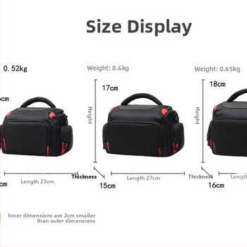 DSLR fotoaparato krepšys pečių dirželiu, Nikon, poliesteris, anti-theft, smūgiams atspari, suderinama su D3200 D90 D7000 D7100 D7200 D3300 D5300