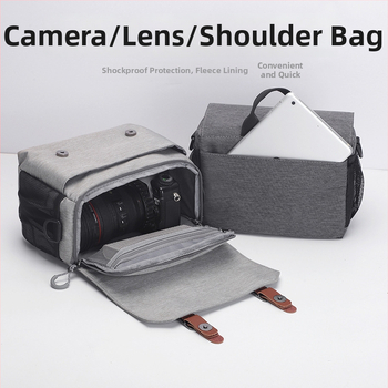 Zhenfenghe fotoaparato kuprinė pečiai – atspari vandeniui, itin lengva, mažina naštą; tinka DSLR ir be veidrodinių kamerų, Oxford audinys