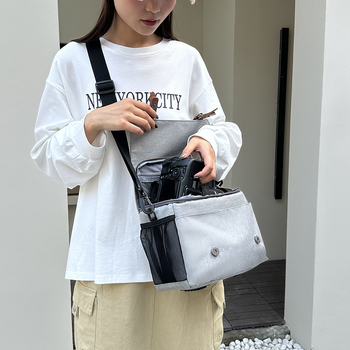 Zhenfenghe fotoaparato kuprinė pečiai – atspari vandeniui, itin lengva, mažina naštą; tinka DSLR ir be veidrodinių kamerų, Oxford audinys