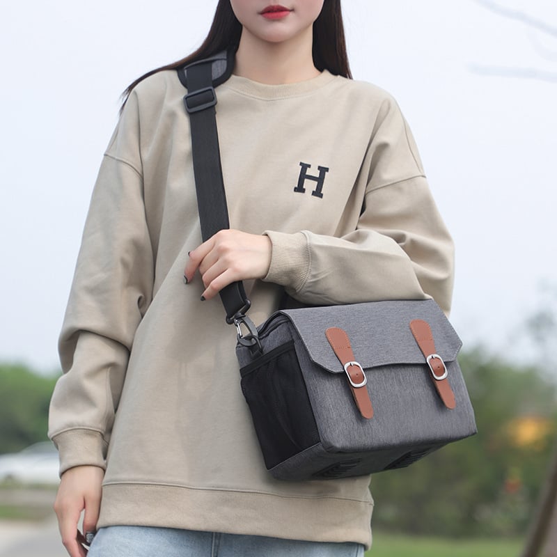 Zhenfenghe fotoaparato kuprinė pečiai – atspari vandeniui, itin lengva, mažina naštą; tinka DSLR ir be veidrodinių kamerų, Oxford audinys