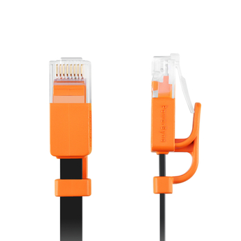 Cat6 plokščias Ethernet kabelis, grynas varis, Gigabit