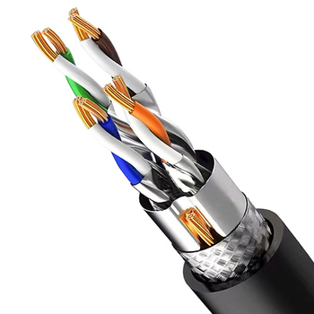 D-Sunty Cat8 Ethernet kabelis – (grynas vario laidininkas; dvigubo skydimo; apsaugotos RJ45 jungtis; aplinkai draugiška PVC išorė)