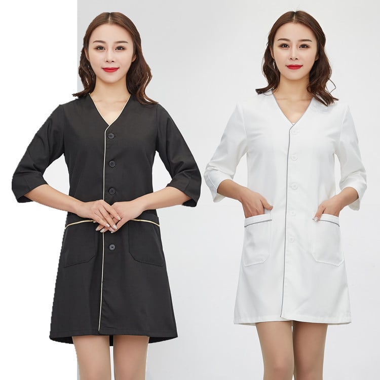 Unisex kaput za kozmetički salon i medicinsko okruženje: uklanjanje vlage, 35% pamuk / 65% poliester