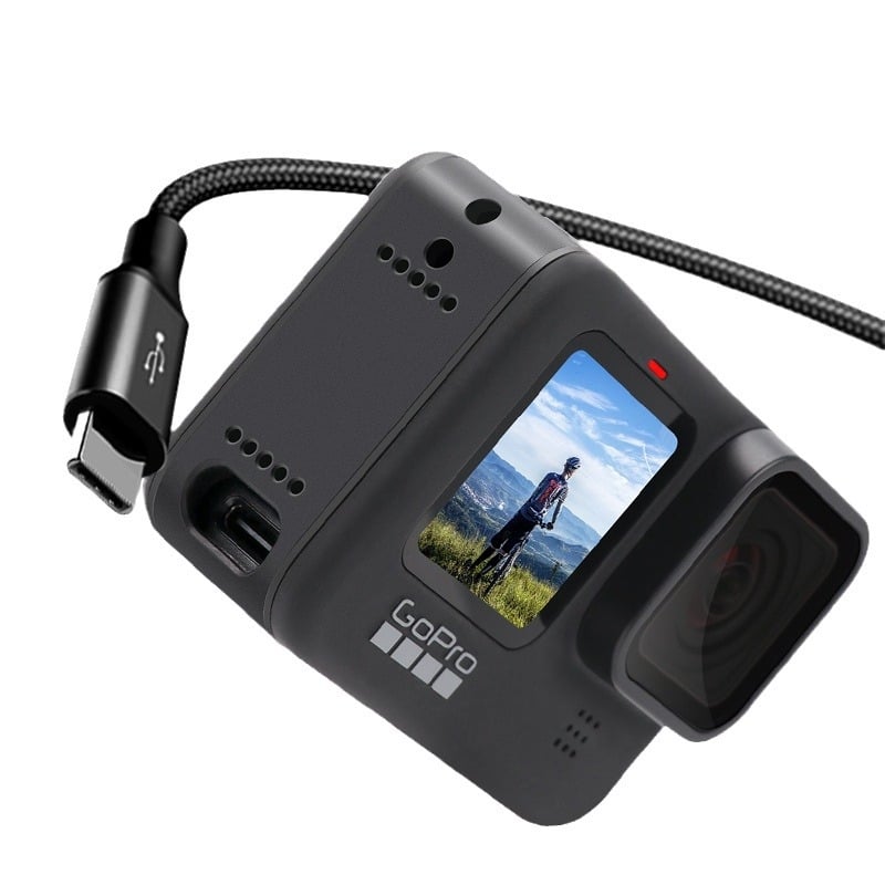 GoPro HERO8-11 ABS plastic capac lateral de răcire reîncărcabil și capac lateral pentru baterie – accesoriu