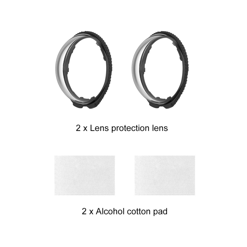 Puluz Fat Cow Lentilă protectoare din sticlă optică pentru Insta360 X4 Air – Actualizată, Pu1065/ Pu1066