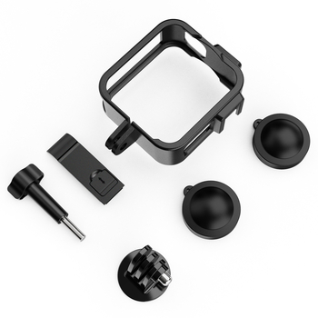 GoPro Max2 ochranný rám s bočným otvorom batérie, proti pádu a nárazom, plastový — sada príslušenstva