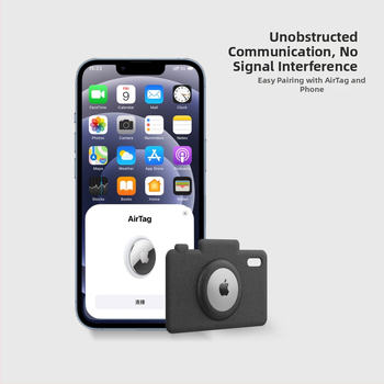 Airtag kartes turētāja aizsargsomais korpuss – ciets korpuss, IP68 ūdensizturīgs, ABS materiāls, injekcijas formēšana