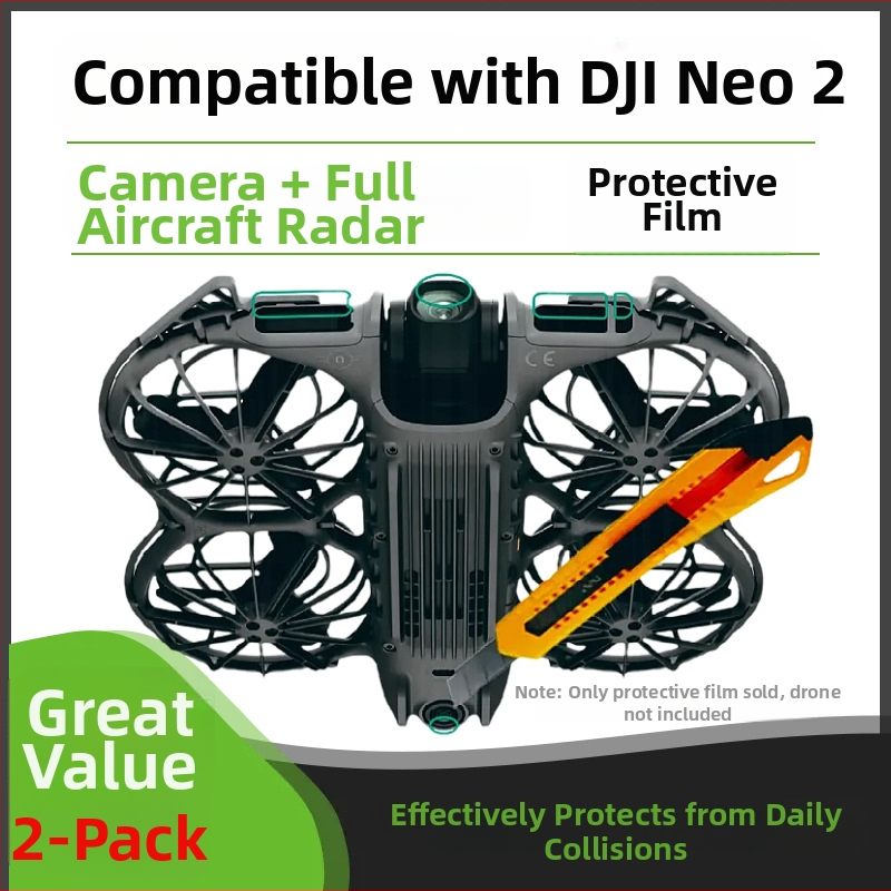 Ochranná fólia na fisheye objektív pre DJI NEO 2 – Nano HD, Model Neo2-bhm-sf, Materiál: Nano materiály, Kompatibilné s DJI NEO 2