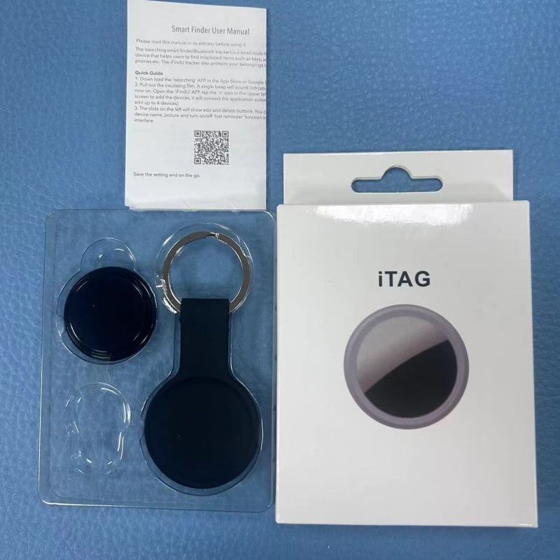 Ανίχνευτής Bluetooth AK-30 για κλειδιά, πορτοφόλι και κινητό – εμβέλεια 30 μ., συμβατό με Android και iOS, μπαταρία 210 mAh