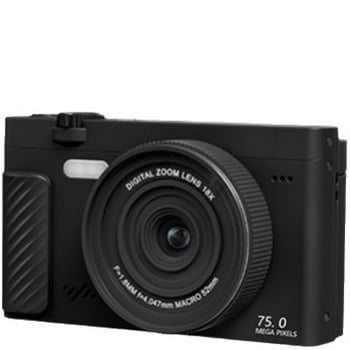 FOCUSO Wd66 Cameră digitală pentru selfie cu ecran rabatabil de 3,0 inch, 8MP CMOS senzor, zoom digital 16x, rezoluție maximă 4608×3056