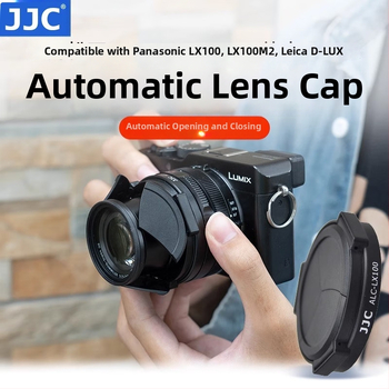JJC Automatinis objektyvo gaubtas ALC-LX100 Panasonic LX100 / LX100 II, Leica D-Lux 8 Typ 109