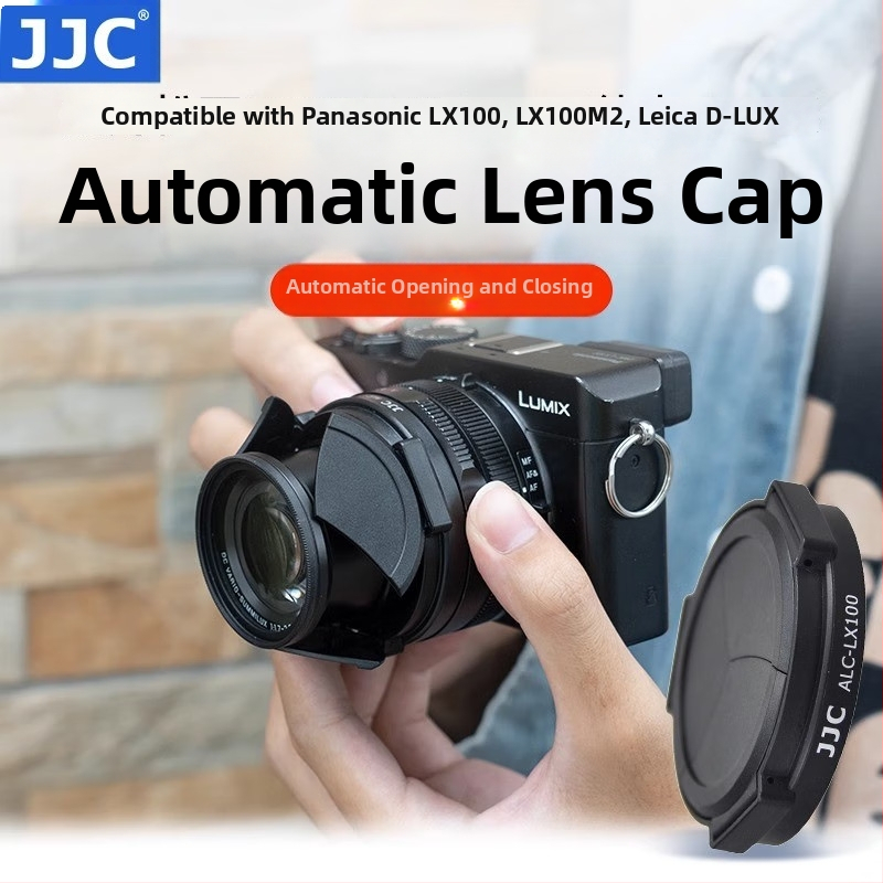 JJC Automatinis objektyvo gaubtas ALC-LX100 Panasonic LX100 / LX100 II, Leica D-Lux 8 Typ 109