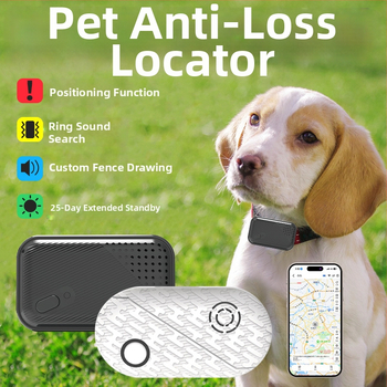 4G Εντοπιστής GPS για κατοικίδια με Beidou φράγμα – ABS, μπαταρία λιθίου, ακρίβεια GPS 3–5 μ., Έξυπνο κολάρο για σκύλους και γάτες