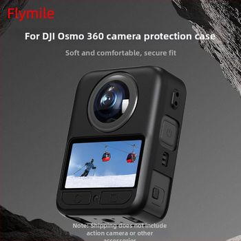 Silikoninis dėklas DJI Osmo 360 Action Camera – objektyvo apsaugos dangtelis ir korpuso gimbal apsaugos dangtelis