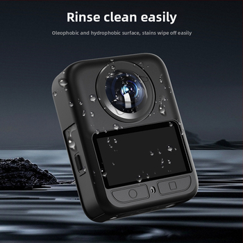 Silikoninis dėklas DJI Osmo 360 Action Camera – objektyvo apsaugos dangtelis ir korpuso gimbal apsaugos dangtelis