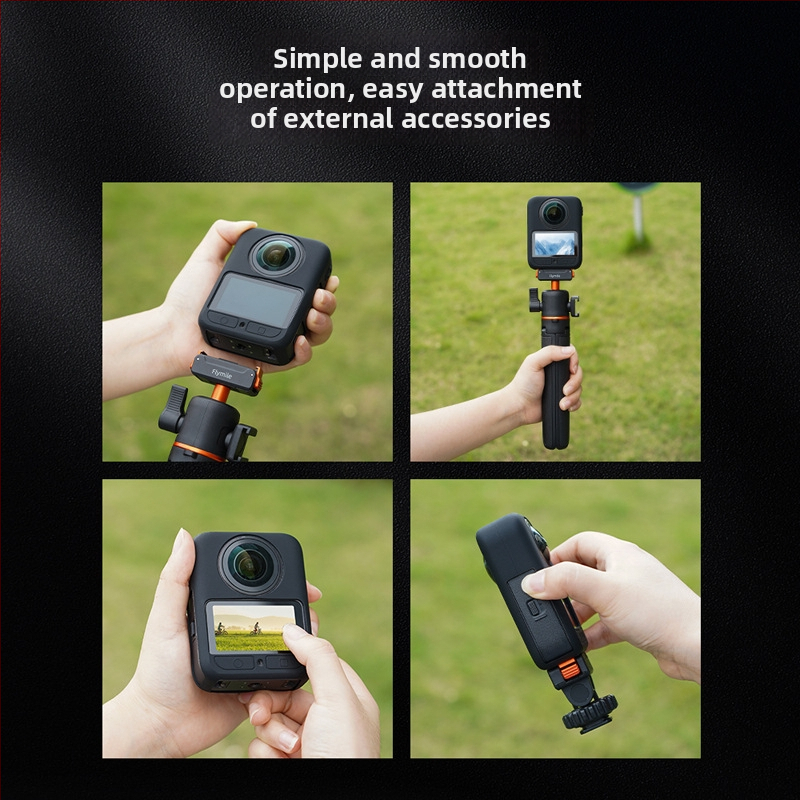 Silikoonkorpus DJI Osmo 360 Action Camera jaoks – objektiivi kaitsekork ja kere gimbal kaitsekork