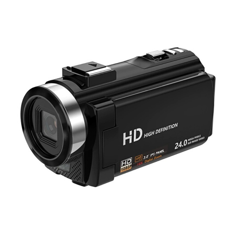 HD digitálny fotoaparát s CMOS senzorom, 2.7K video, 3,0-palcový dotykový displej, nočné fotenie, elektronická stabilizácia obrazu