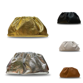 Odinė rankinė dumpling formos su magnetine užsegimu, 3D išorė, telefono kišenė